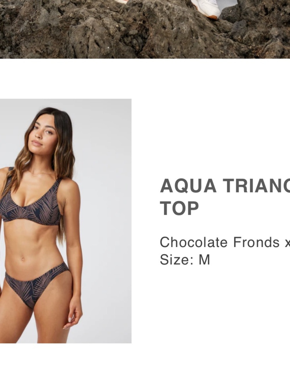 vuori aqua triangle bikini top - Picture 4 of 5